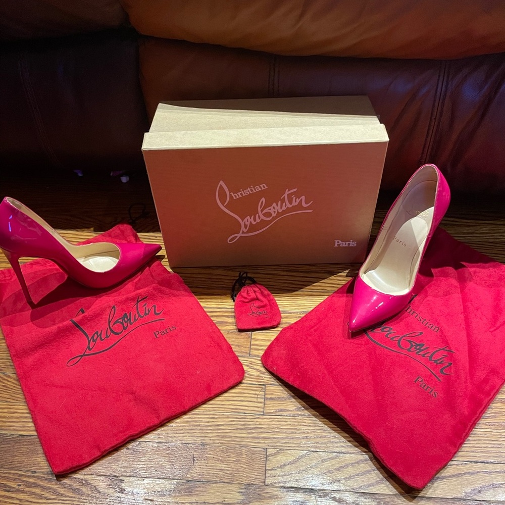 Hot Pink Christian Louboutins. Size 36 - Picture 5 of 11